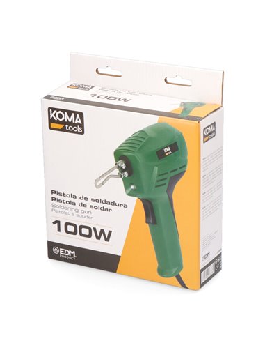 Soldador pistola 100W 230V Koma Tools