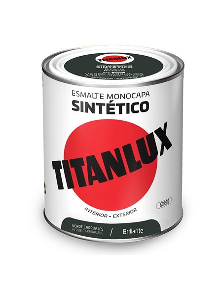 Esmalte Sintético Monocamada Verde Brilhante 750ml Titanlux