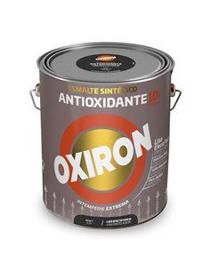 Esmalte antioxidante Oxiron liso efecto forja negro 4L Titan 5809095