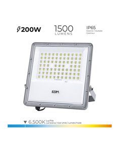 Foco proyector LED solar 200W 1.500lm 6.500K IP65 EDM 2