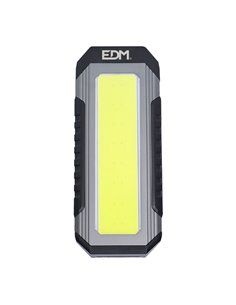 Lanterna led de alumínio 10w 3 leds 1000lm 2x2000mah EDM