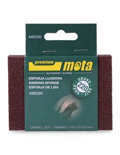 Lija esponja óxido de aluminio grano 220 Axe220 Mota