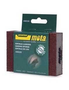 Lixa esponja de óxido de alumínio grão 220 machado220 MOTA 2