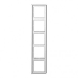 Quadro 5 elementos BRANCO ALPINE JUNG LS 985 WW
