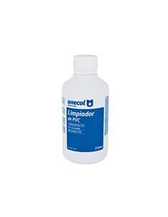Limpiador PVC, Botella Plástico 250ml, marca Unecol