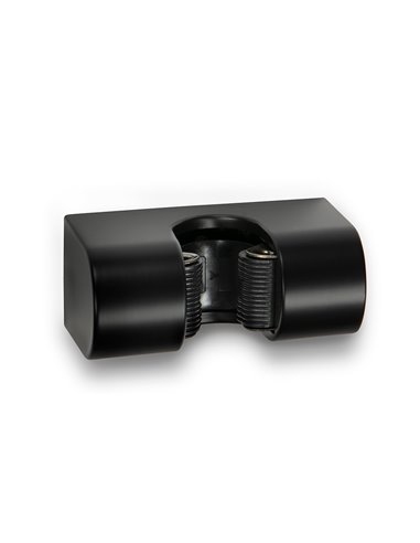 Colgador Escobas Carenado Negro Mate 2056-3 Inofix