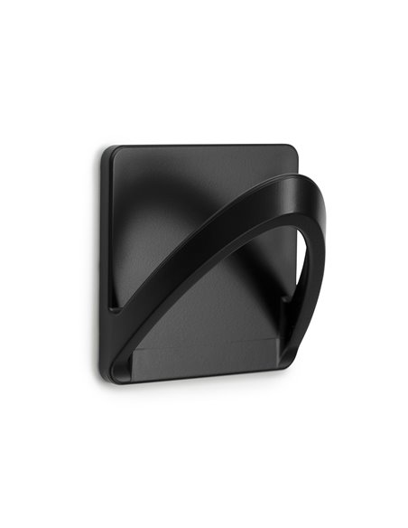 Colgador Resistente al Agua 'Cinta' Negro Mate 2190-3 Inofix
