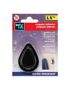 Colgador Resistente al Agua 'Gota' Negro Mate 2193-3 Inofix 2