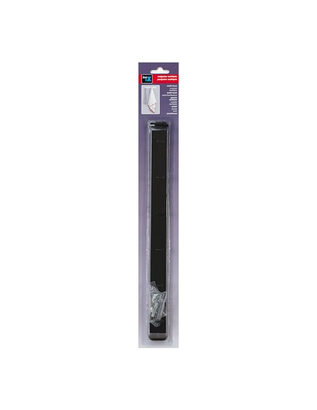 Colgador Cocina 6 Ganchos Negro Mate 3086-3 Inofix