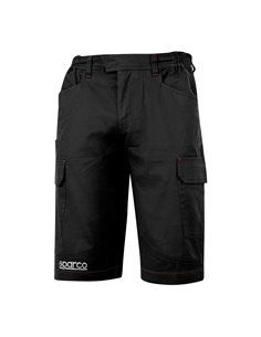 Pantalón bermuda cargo negro talla-S 02410NR1S Sparco
