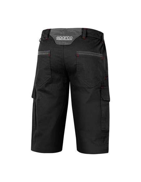 Pantalón bermuda cargo negro talla-S 02410NR1S Sparco