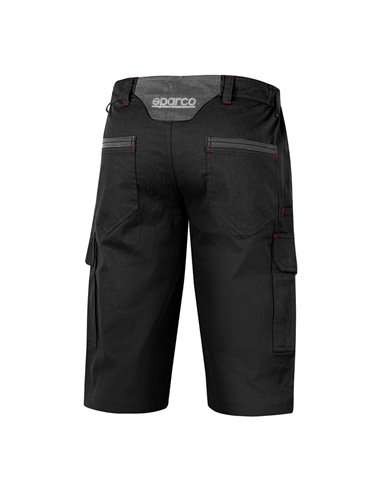 Pantalón bermuda cargo negro talla-XXL 02410NR5XXL Sparco