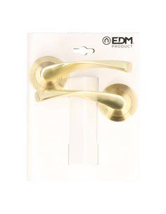 Conjunto Blister Rosette EDM 707 Latão Acetinado