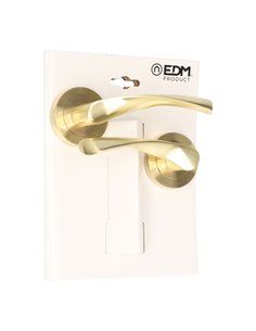 Conjunto Blister Rosette EDM 707 Latão Acetinado 2
