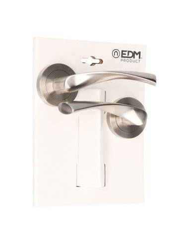 Blister juego roseta 707 niquel satinado EDM