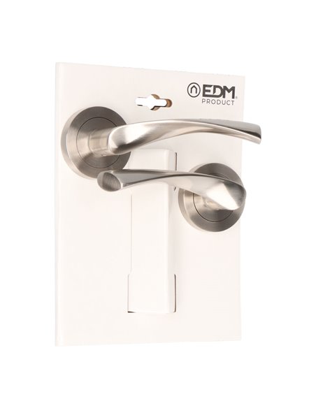 Blister juego roseta 707 niquel satinado EDM