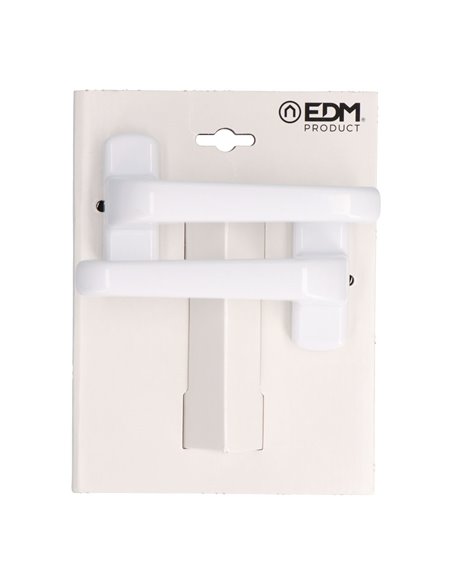 Blister juego manilla 6800 aluminio blanco EDM