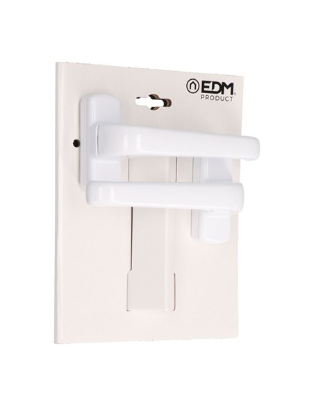 Blister juego manilla 6800 aluminio blanco EDM