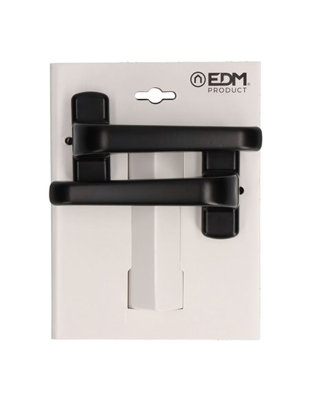 Blister juego manilla 6800 aluminio negro EDM
