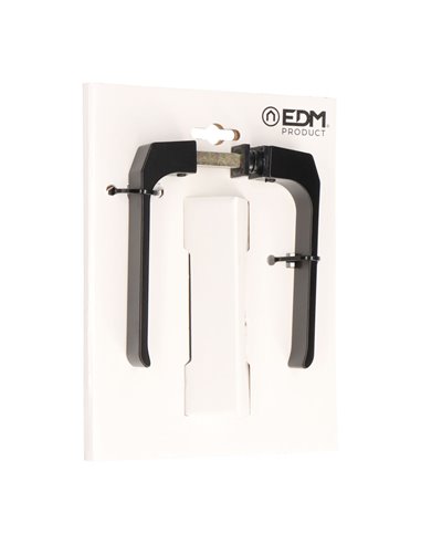 Blister de conjunto de alça de alumínio preto EDM 702