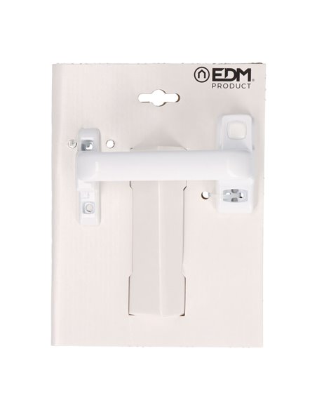 Fecho de Pressão Blister EDM 6801 Direito Alumínio Branco