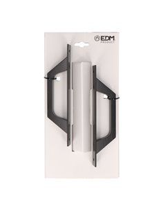 Blister de asas placa recta 6804 aluminio negro EDM