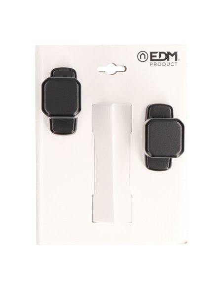 Blister pomo recuperable 6807 aluminio negro EDM