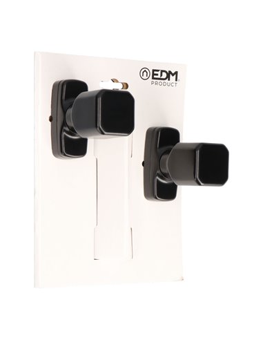 Blister pomo recuperable 6807 aluminio negro EDM