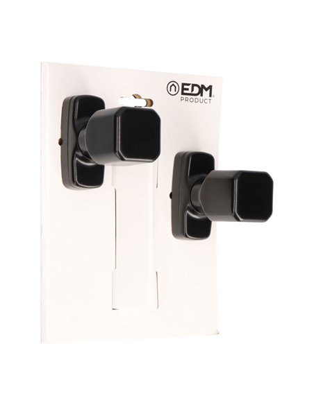 Blister pomo recuperable 6807 aluminio negro EDM