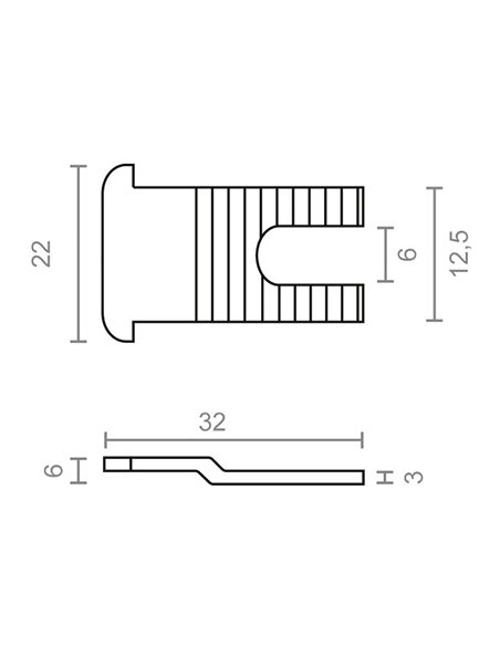 Guia Blister Striker EDM 6818-22 ZN