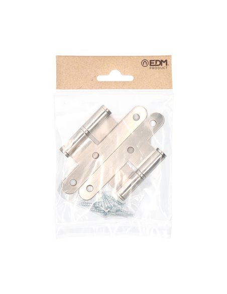 Dobradiça blister sem extremidade EDM PN04 Esquerda 100x58mm NS