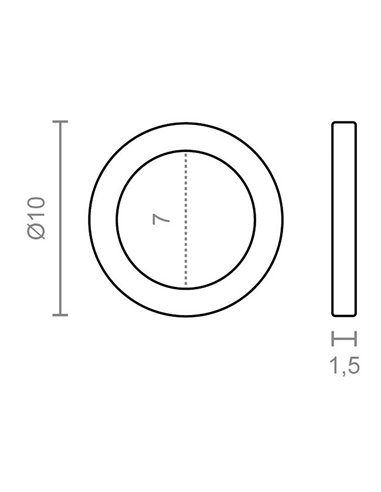 Blister ovalillo OV02 14x9x2mm LT EDM