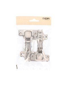 Dobradiça tipo copo reto tipo blister EDM BC02 35mm ZN 2