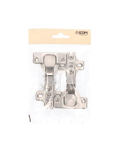 Blister bisagra cazoleta recta BC02 35mm zn EDM