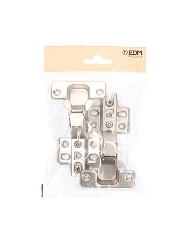 Blister bisagra cazoleta 45º BC09 35mm zn EDM