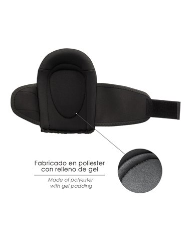 Conjunto de joelheiras em gel