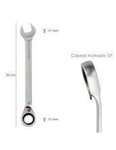 Chave Combinada com Catraca 17 mm. RUÍDO 3113 2