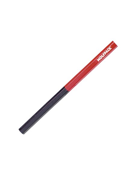 Lapiz Carpintero Bicolor 18 cm. (Caja de 12 Unidades)