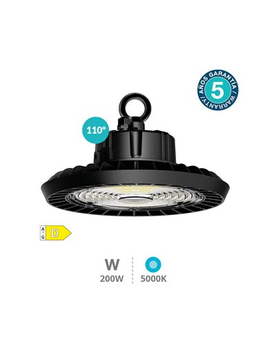Nyoma LED Industrial High Bay 200W 100º...