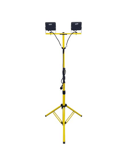 Doble foco LED con trípode 2x30W 6500K IP65