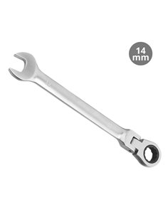 Chave combinada com catraca articulada CR-V 14mm