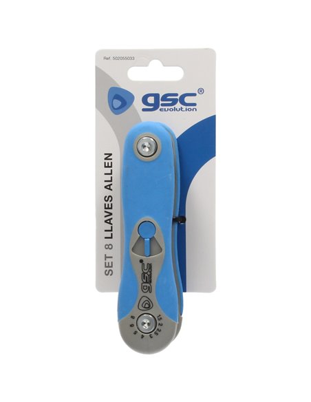 Set 8 llaves allen de 1,5 a 8mm