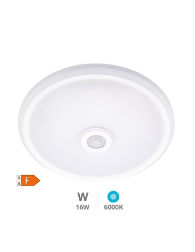 Plafón techo LED Bagori con sensor movimiento 16W 6000K