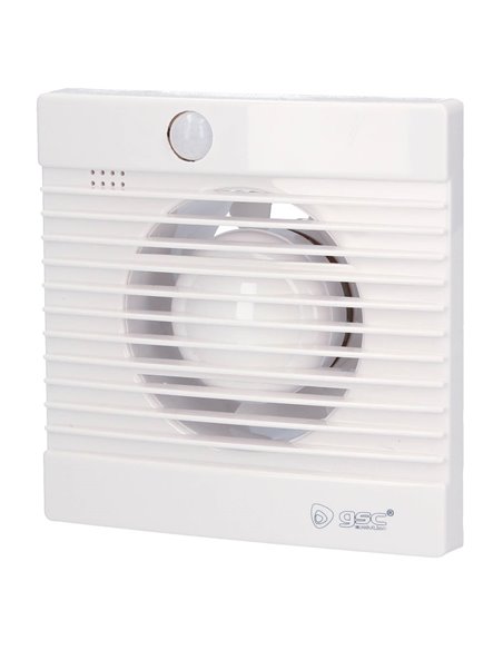 Extractor doméstico Lapai con sensor de movimiento 15W Ø100mm 80m3/h
