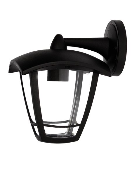 Farol jardin PP.brazo abajo E27 60W Negro (copia)