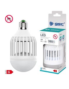 Lámpara LED mata mosquitos 9W E27 6500K 2