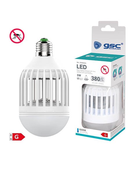 Lámpara LED mata mosquitos 9W E27 6500K