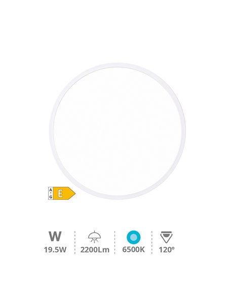 Plafón techo LED Melun 19,5W 6500K