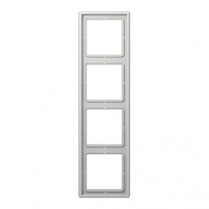 Marco 4 elementos GRIS CLARO JUNG LS 984 LG