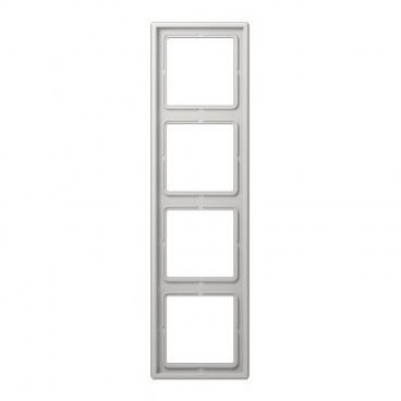 Marco 4 elementos GRIS CLARO JUNG LS 984 LG